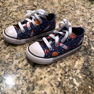 Converse all stars toddler size 8 space theme